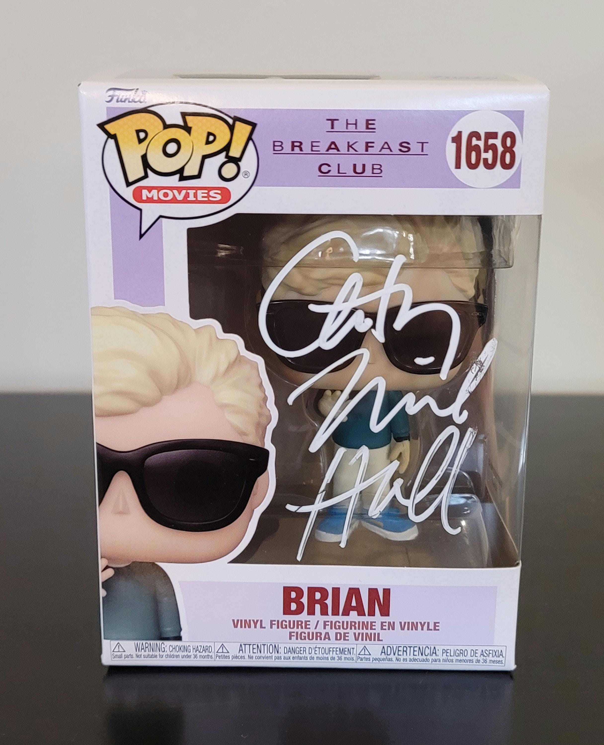 The Breakfast Club Set of Four Signed Autographed Funko Pops with COA