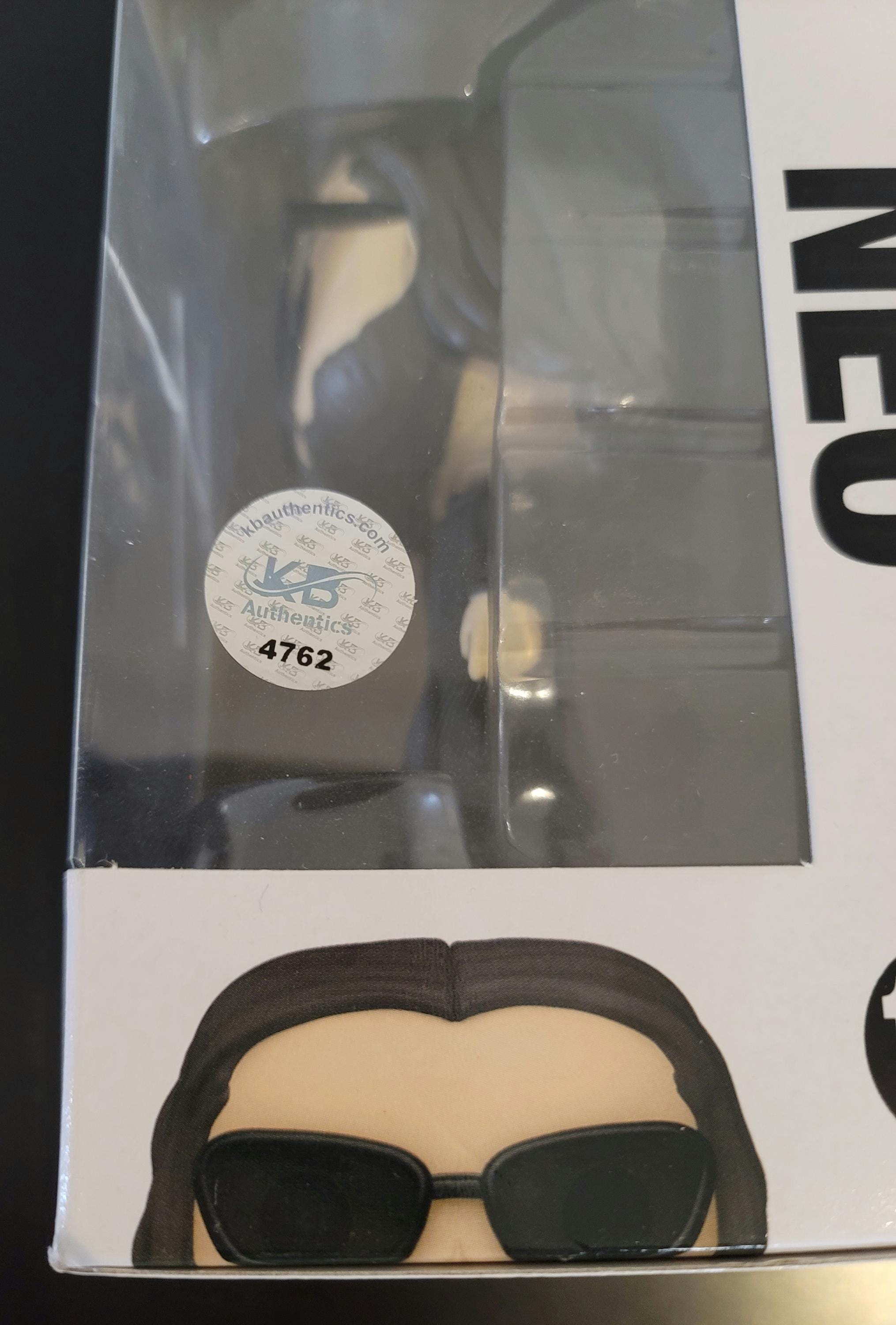 Keanu Reeves Signed Autographed Neo The Matrix Funko Pop w/ COA