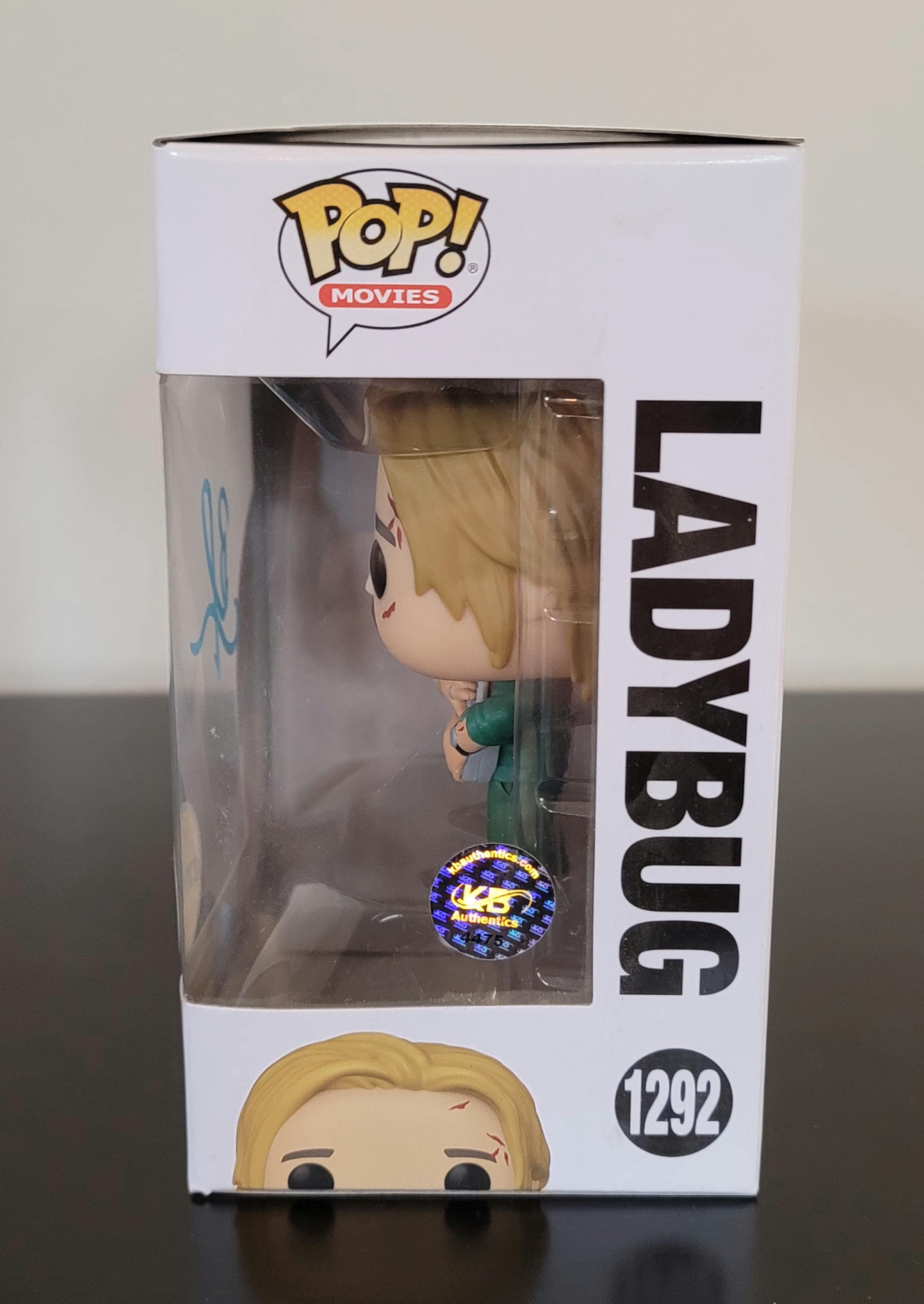 Brad Pitt Signed Autographed Funko Pop Ladybug Bullet Train Chase with Hologram COA