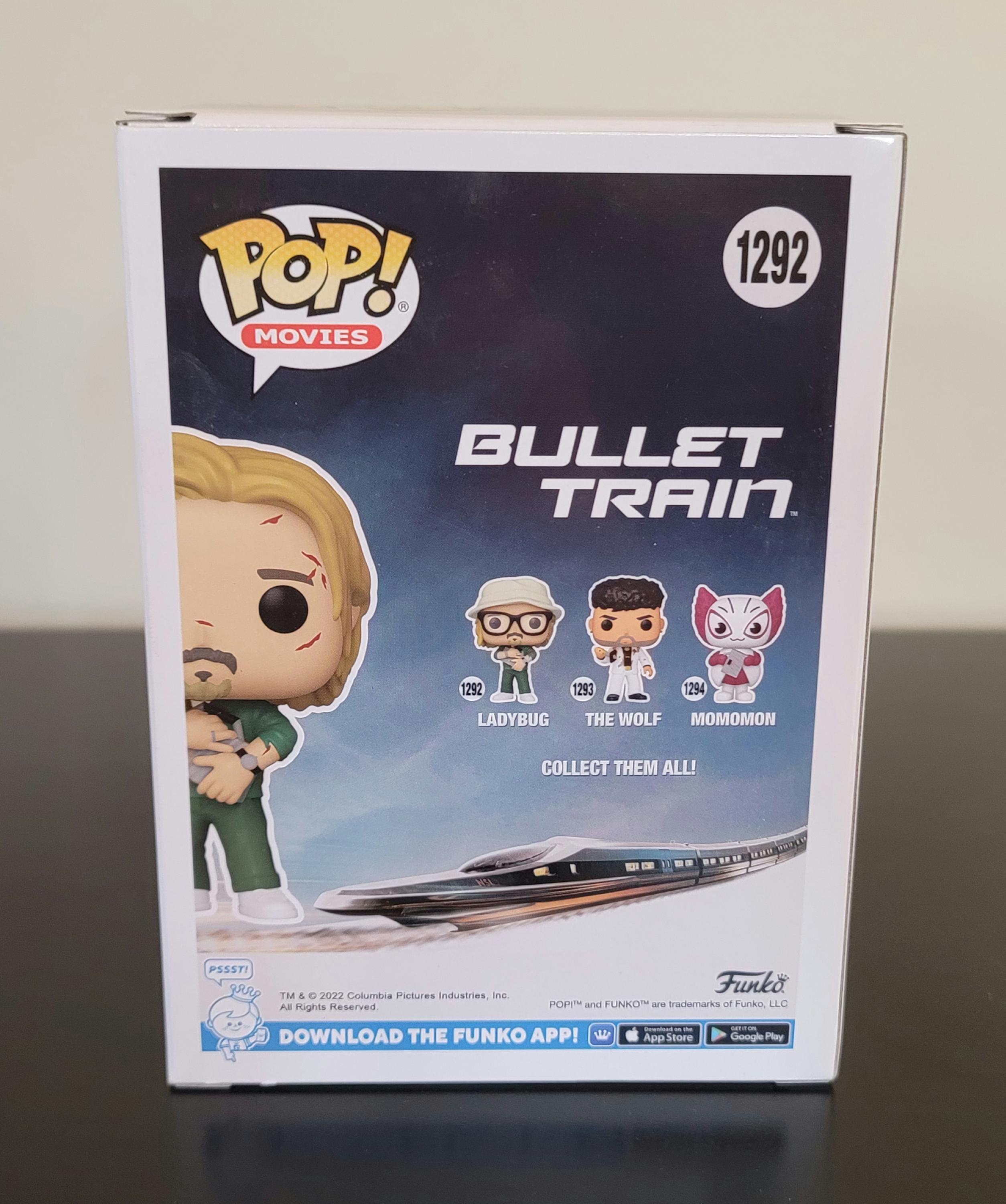 Brad Pitt Signed Autographed Funko Pop Ladybug Bullet Train Chase with Hologram COA