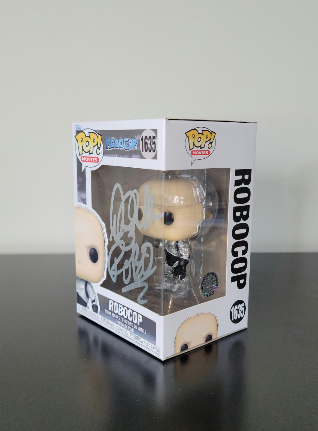 Peter Weller Signed Autographed Robocop Funko Pop with COA