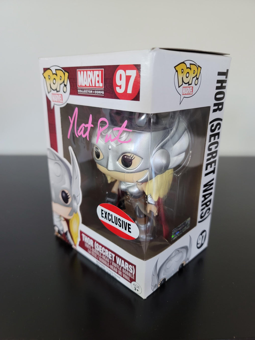 Natalie Portman Signed Autographed Funko Pop Jane Foster Thor Secret Wars With COA