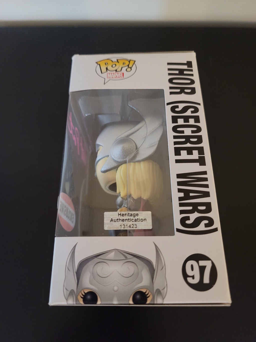Natalie Portman Signed Autographed Funko Pop Jane Foster Thor Secret Wars With COA