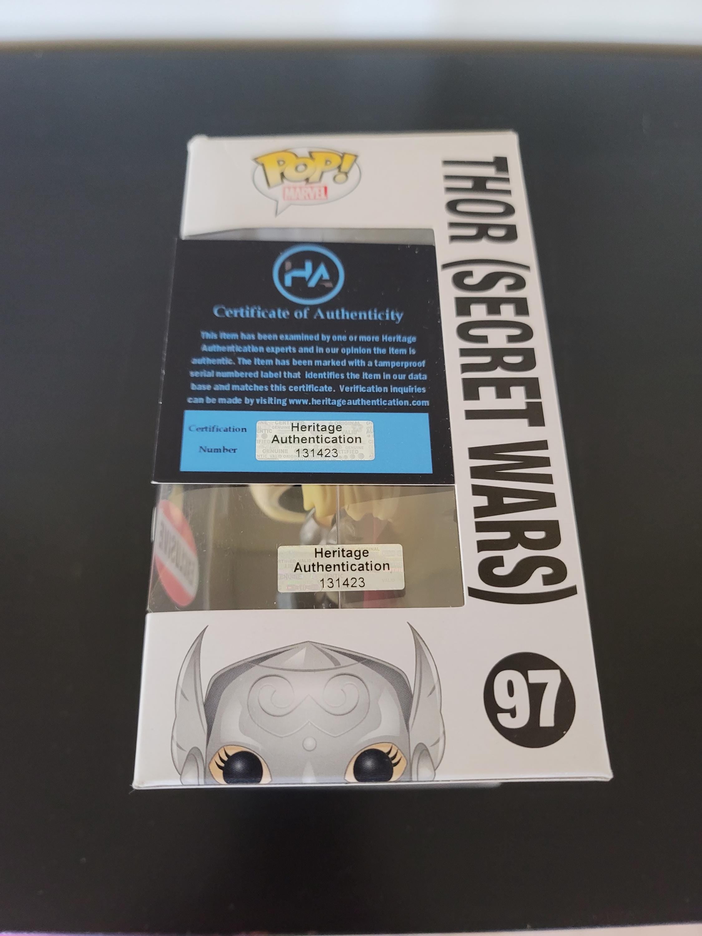 Natalie Portman Signed Autographed Funko Pop Jane Foster Thor Secret Wars With COA