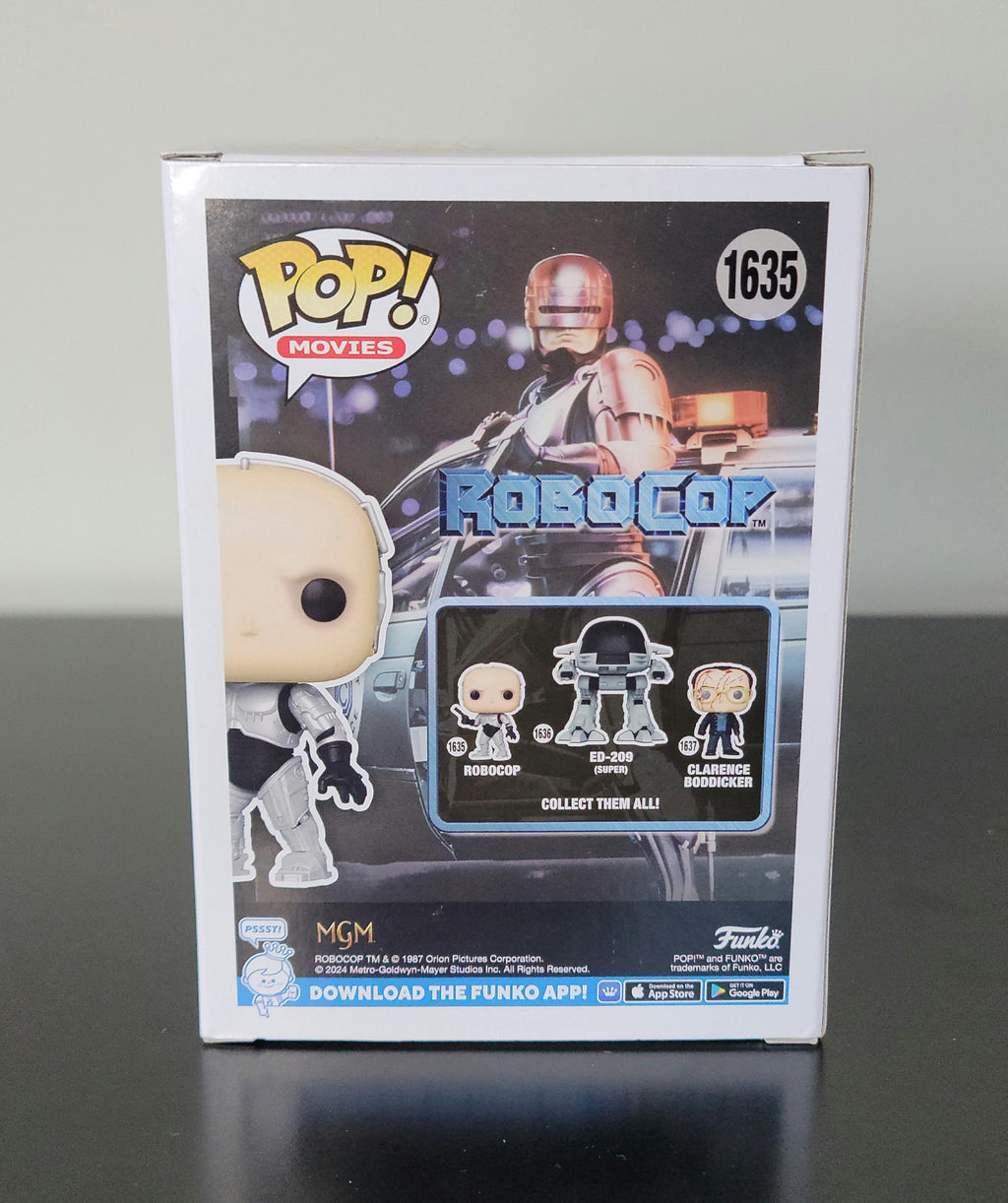 Peter Weller Signed Autographed Robocop Funko Pop with COA
