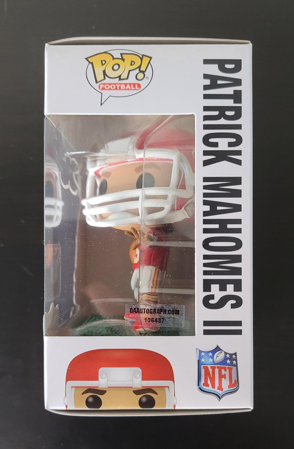 Patrick Mahomes Autographed Signed Funko Pop Kansas City Chiefs NFL Holo w/COA