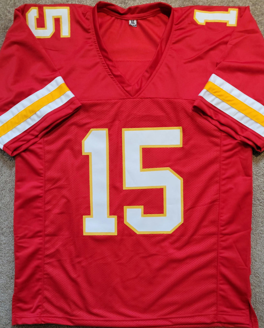 Patrick Mahomes Signed Autographed Kansas City Chiefs Custom Jersey w/ COA