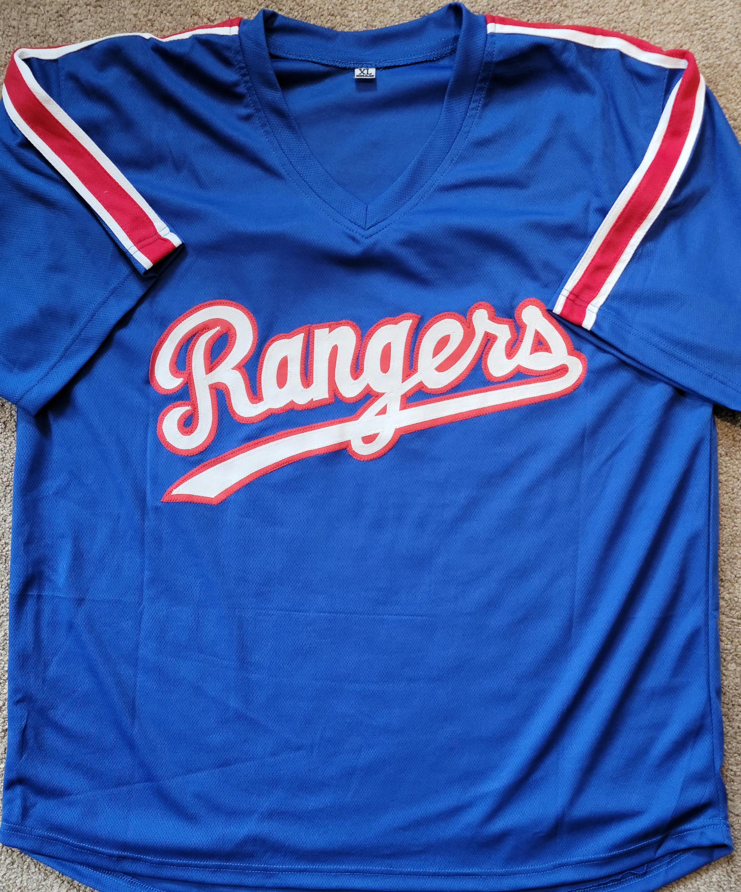 Nolan Ryan Signed Autographed Texas Rangers Custom Jersey with w/ COA
