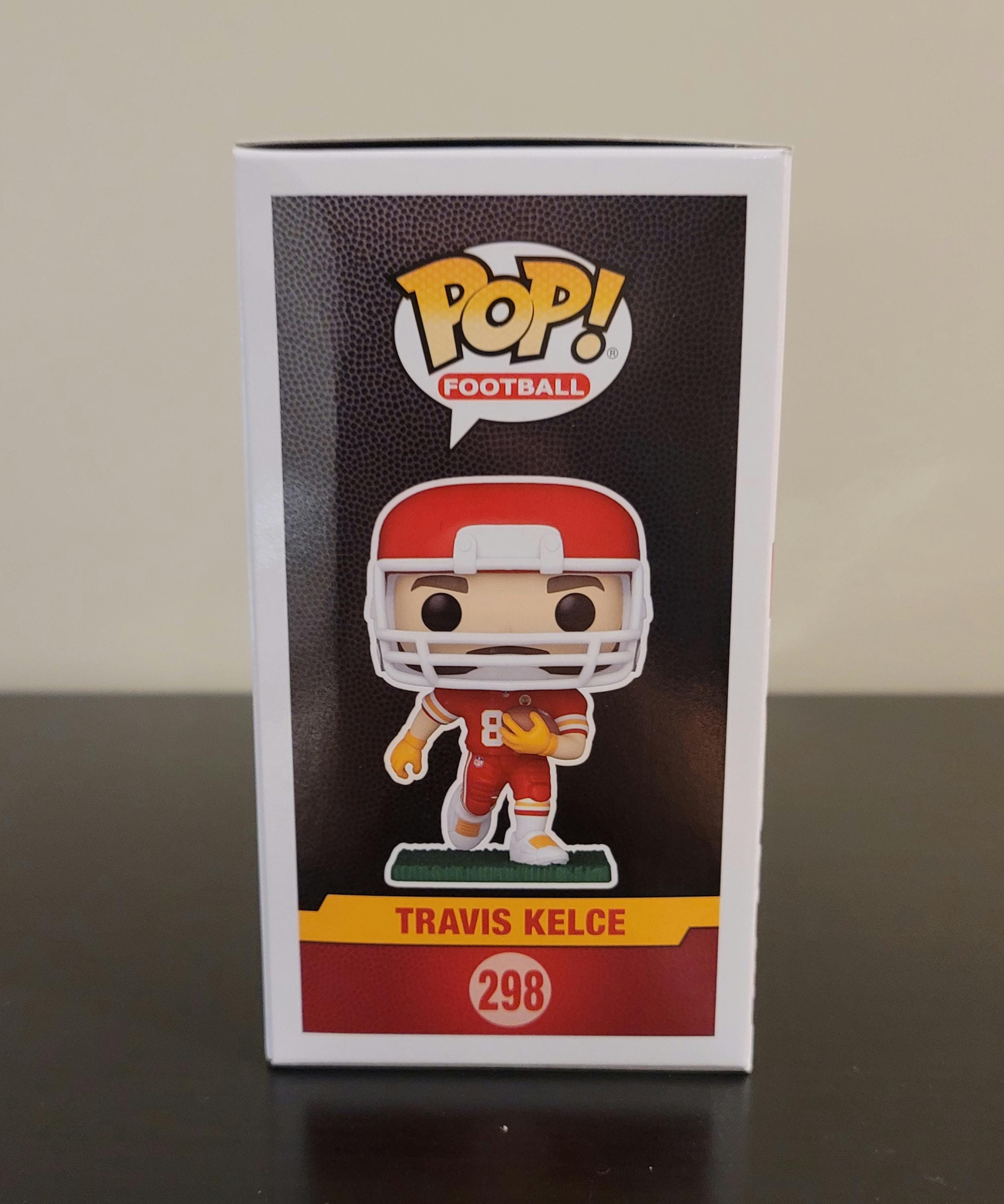 Taylor Swift Signed Autographed Travis Kelce Kansas City Chiefs Funko Pop COA