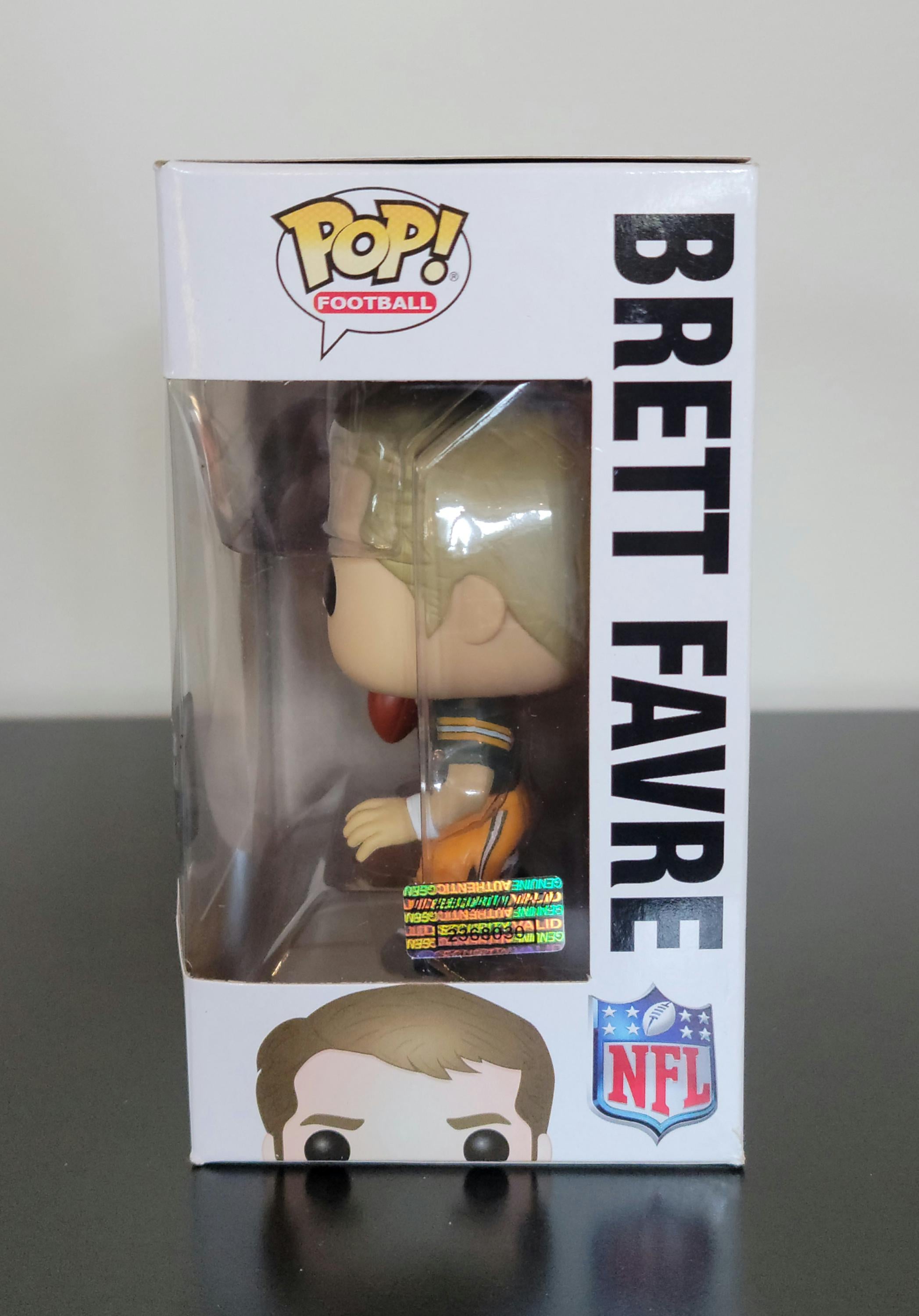 Brett Favre Signed Autographed Green Bay Packers Funko Pop NFL Hologram w/ COA