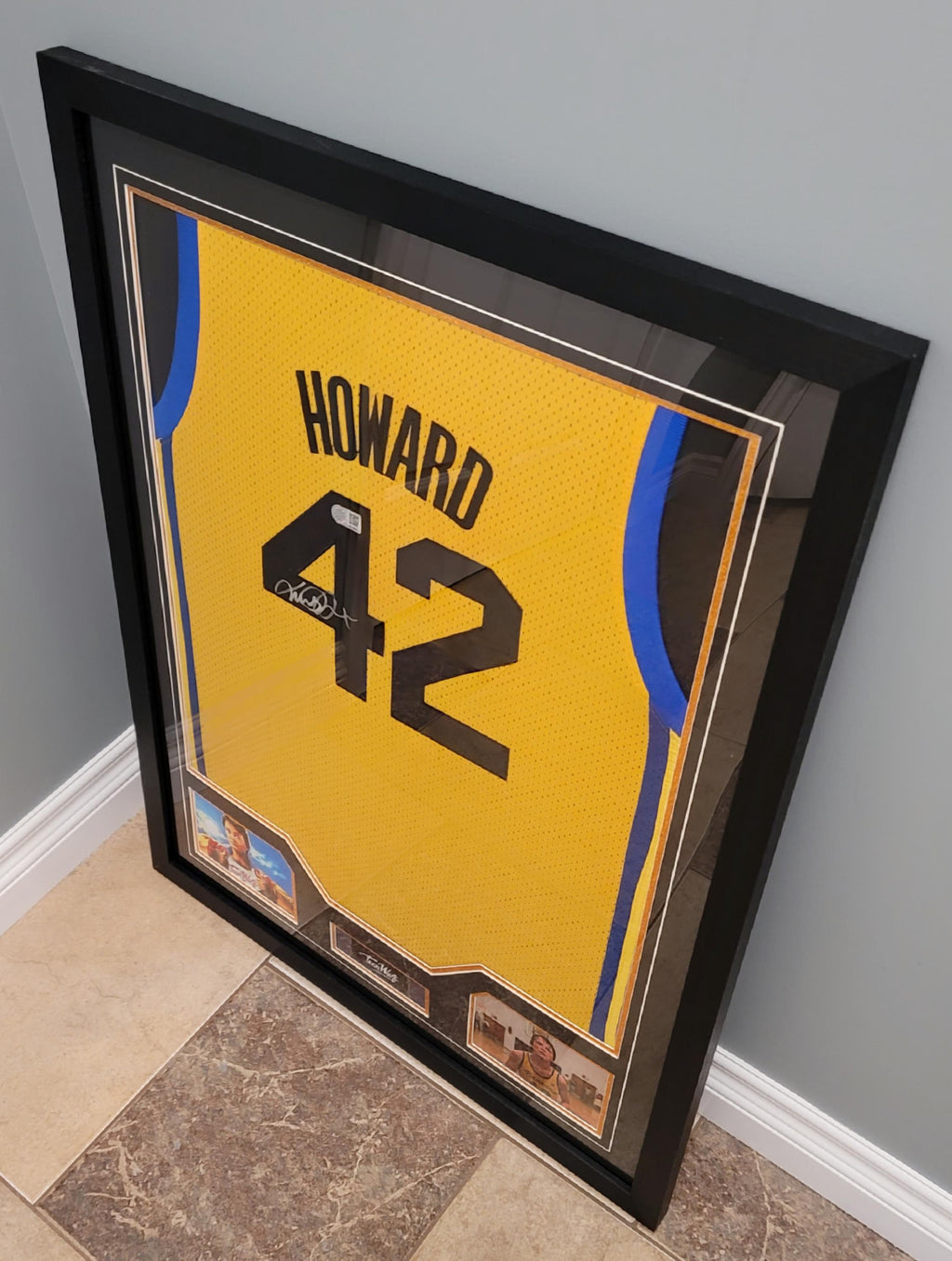 CUSTOM FRAMED! Michael J Fox Signed Autographed Scott Howard Teen Wolf Jersey with COA