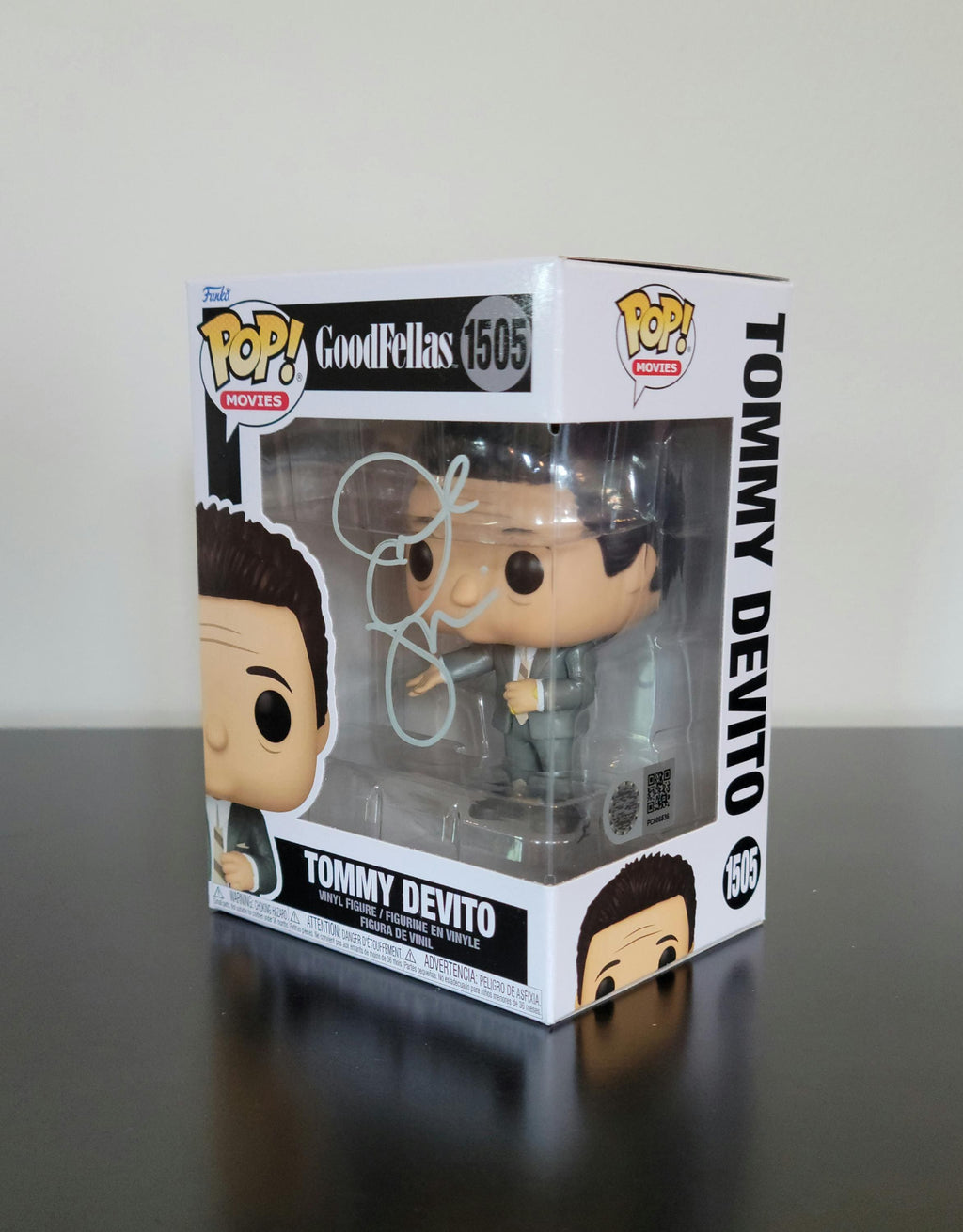 Joe Pesci Signed Autographed Funko Pop Goodfellas Tommy Devito with Hologram COA