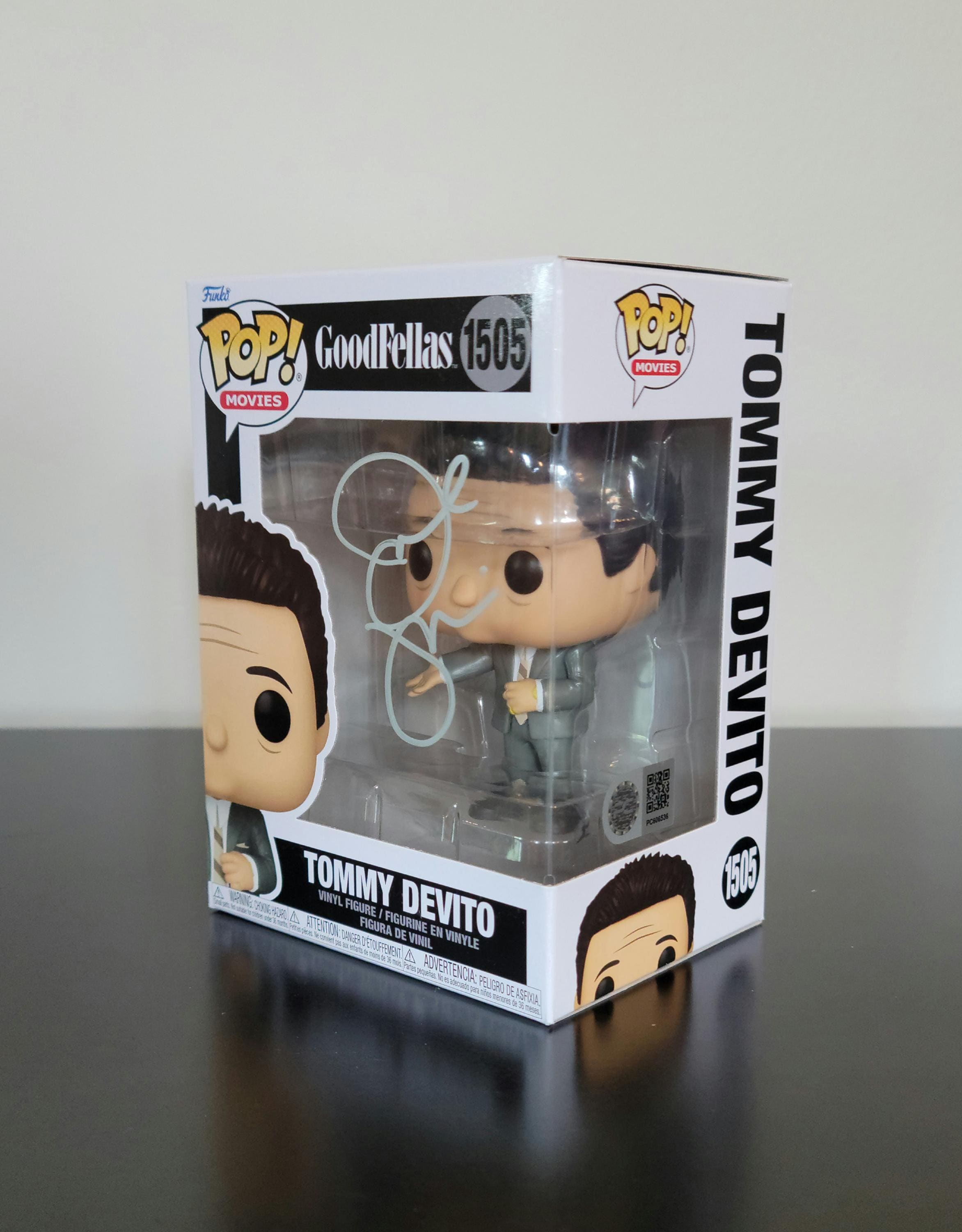 Joe Pesci Signed Autographed Funko Pop Goodfellas Tommy Devito with Hologram COA