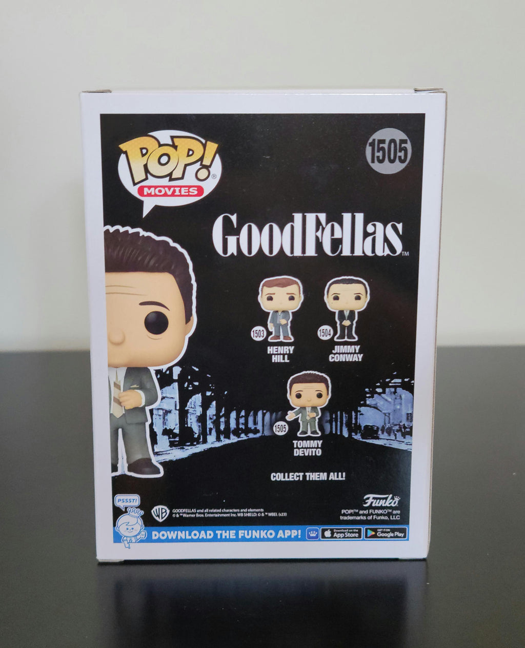 Joe Pesci Signed Autographed Funko Pop Goodfellas Tommy Devito with Hologram COA
