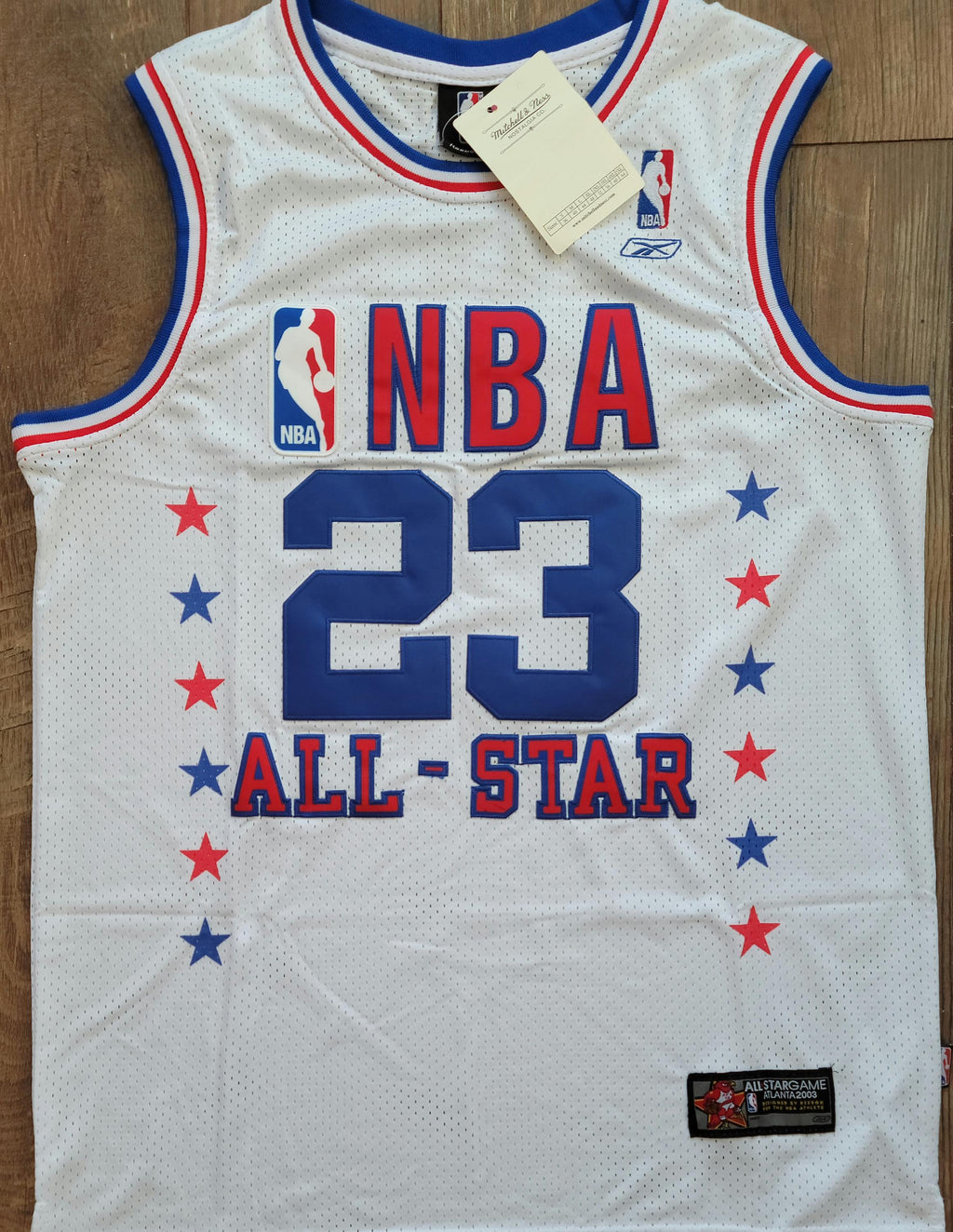 CUSTOM FRAMED! Michael Jordan Signed Autographed 2003 All-Star M&N Jersey COA