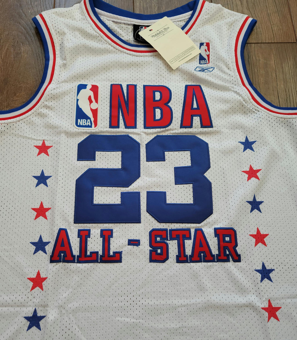 CUSTOM FRAMED! Michael Jordan Signed Autographed 2003 All-Star M&N Jersey COA