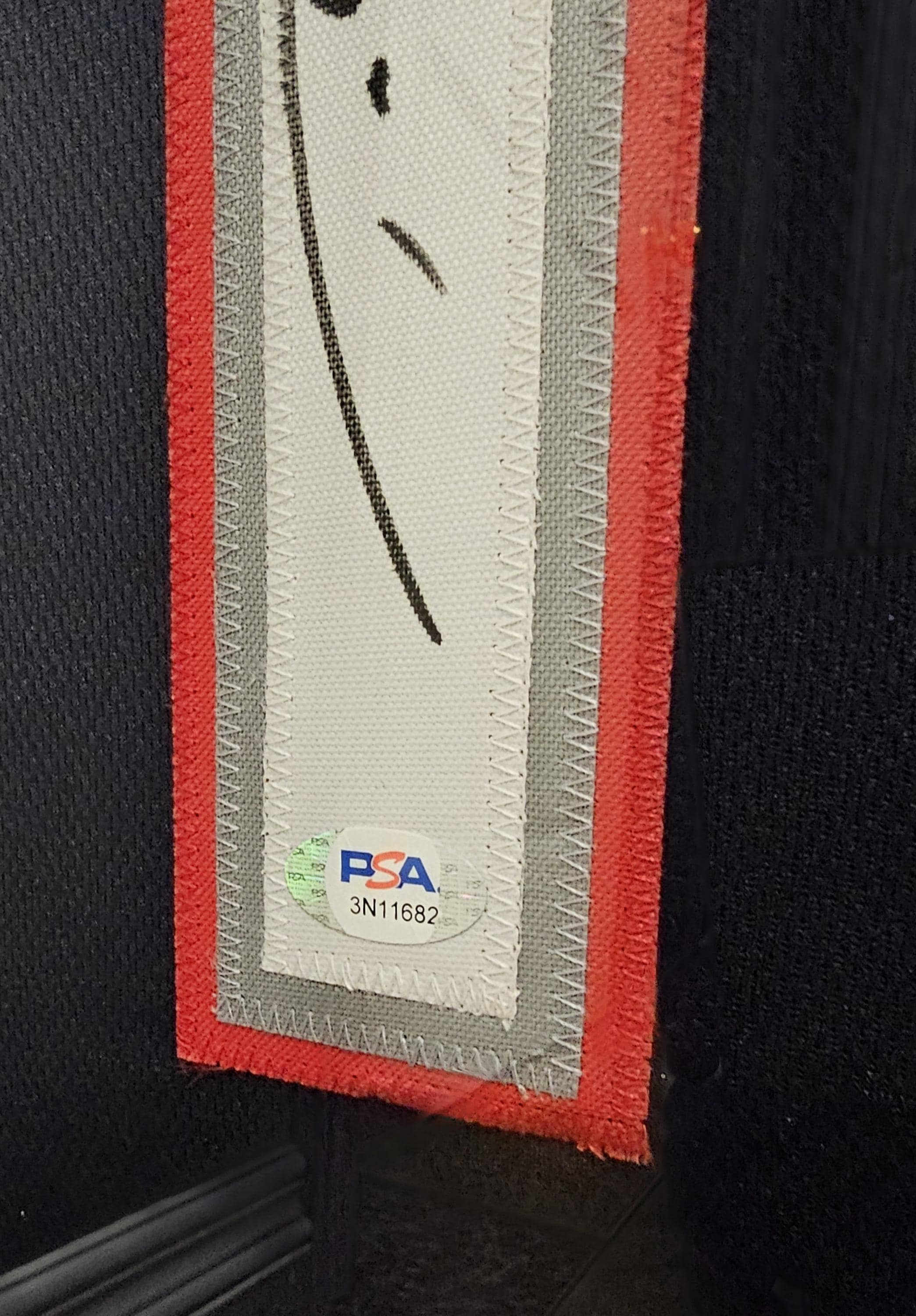 FRAMED! Tom Brady Signed Autographed Patriots Custom Jersey PSA COA Autographed