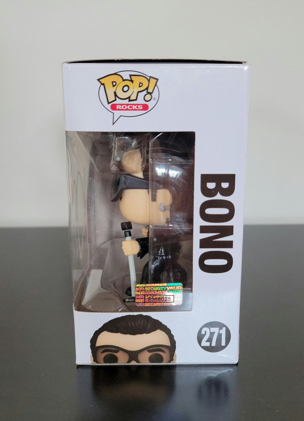 Bono Very Rare Paul David Hewson U2 Signed Autographed Funko Pop Hologram COA