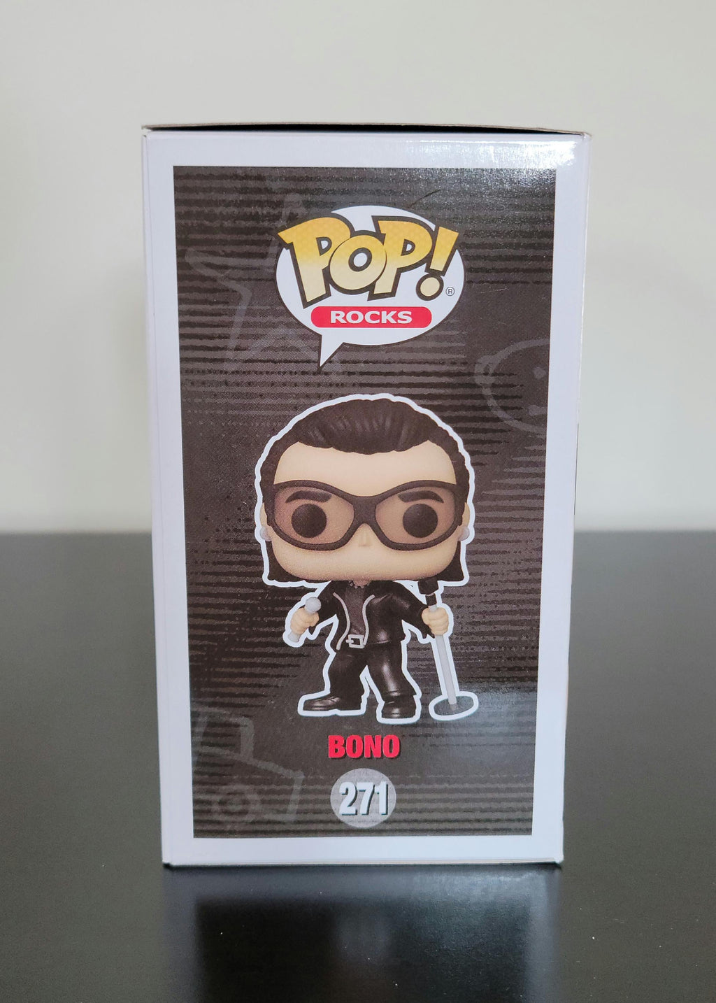 Bono Very Rare Paul David Hewson U2 Signed Autographed Funko Pop Hologram COA
