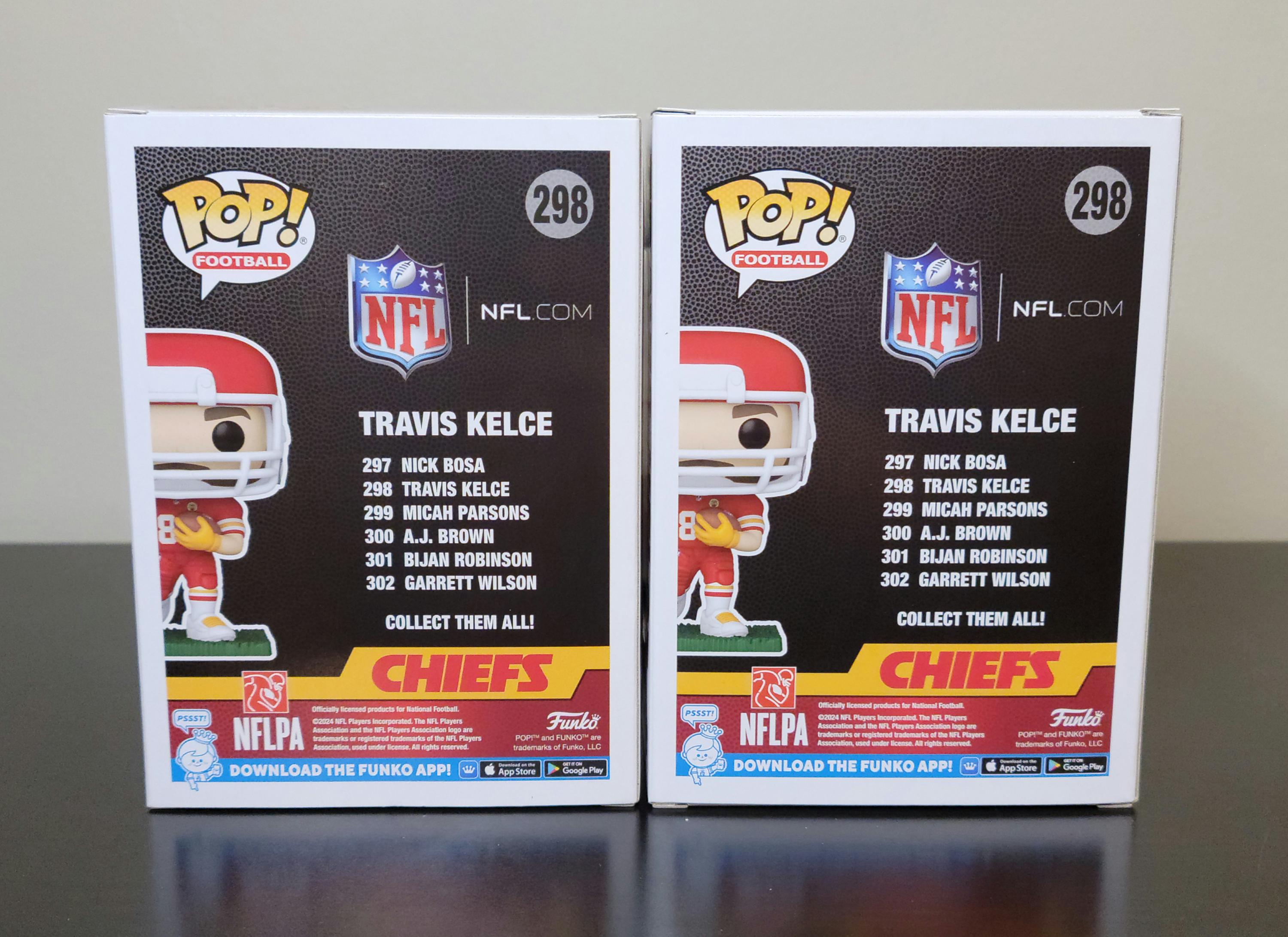 Taylor Swift & Travis Kelce Signed Autographed Funko Pop Set Authenticated