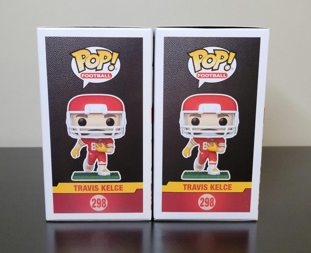 Taylor Swift & Travis Kelce Signed Autographed Funko Pop Set Authenticated