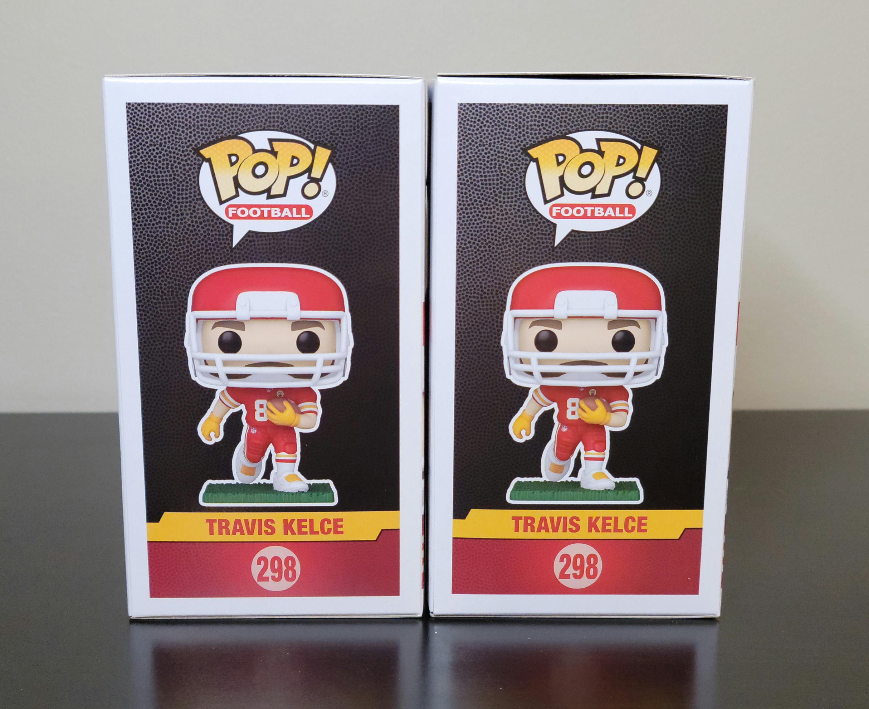 Taylor Swift & Travis Kelce Signed Autographed Funko Pop Set Authenticated