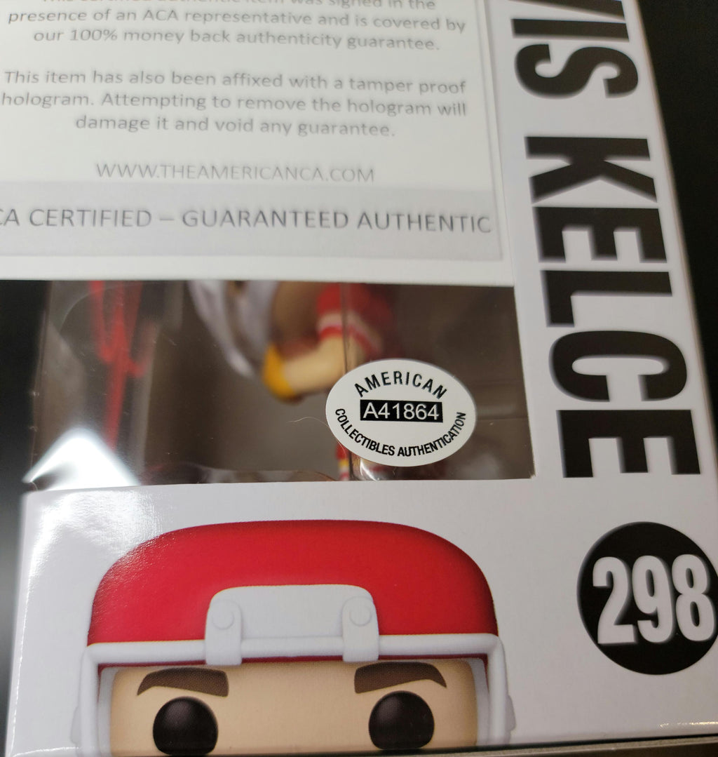 Taylor Swift & Travis Kelce Signed Autographed Funko Pop Set Authenticated