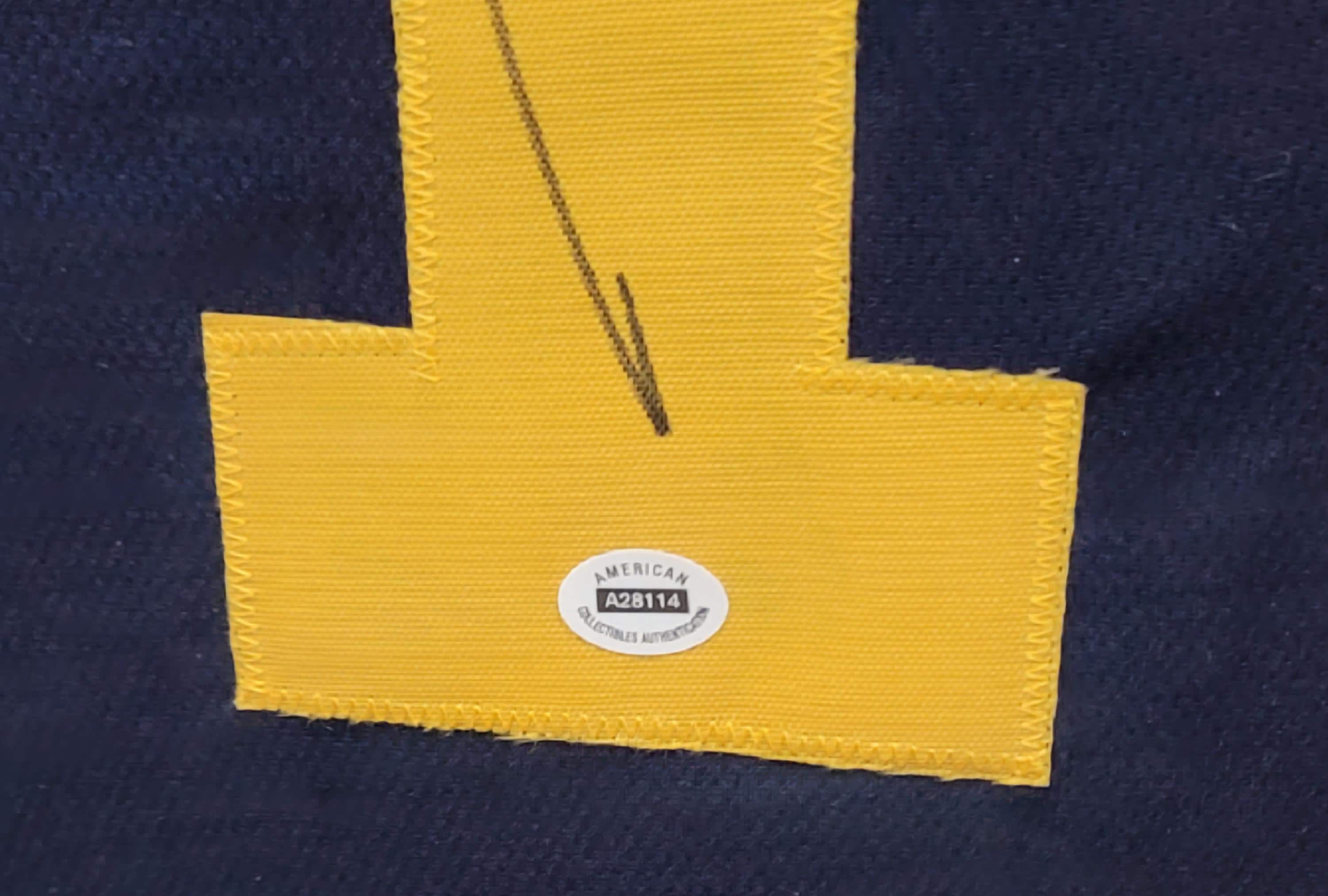 CUSTOM FRAMED Tom Brady Signed Autographed Michigan Wolverines Custom Jersey w/ COA