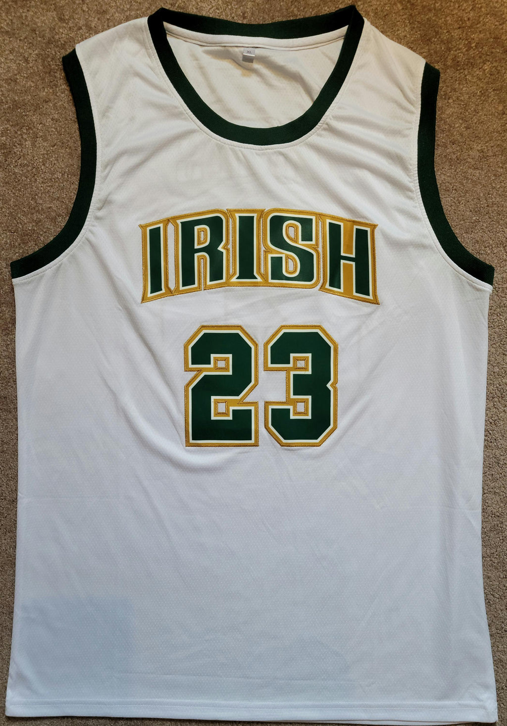 LeBron James Signed Autographed St. Vincent-St. Mary Irish Custom Jersey COA