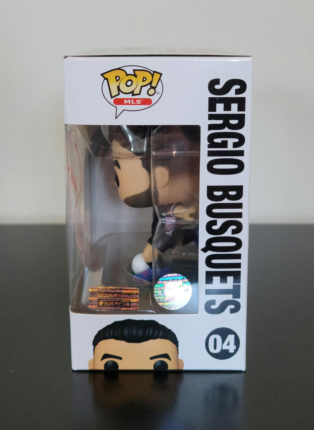Sergio Busquets Signed Autographed Funko Pop Inter Miami with MLS Hologram and COA