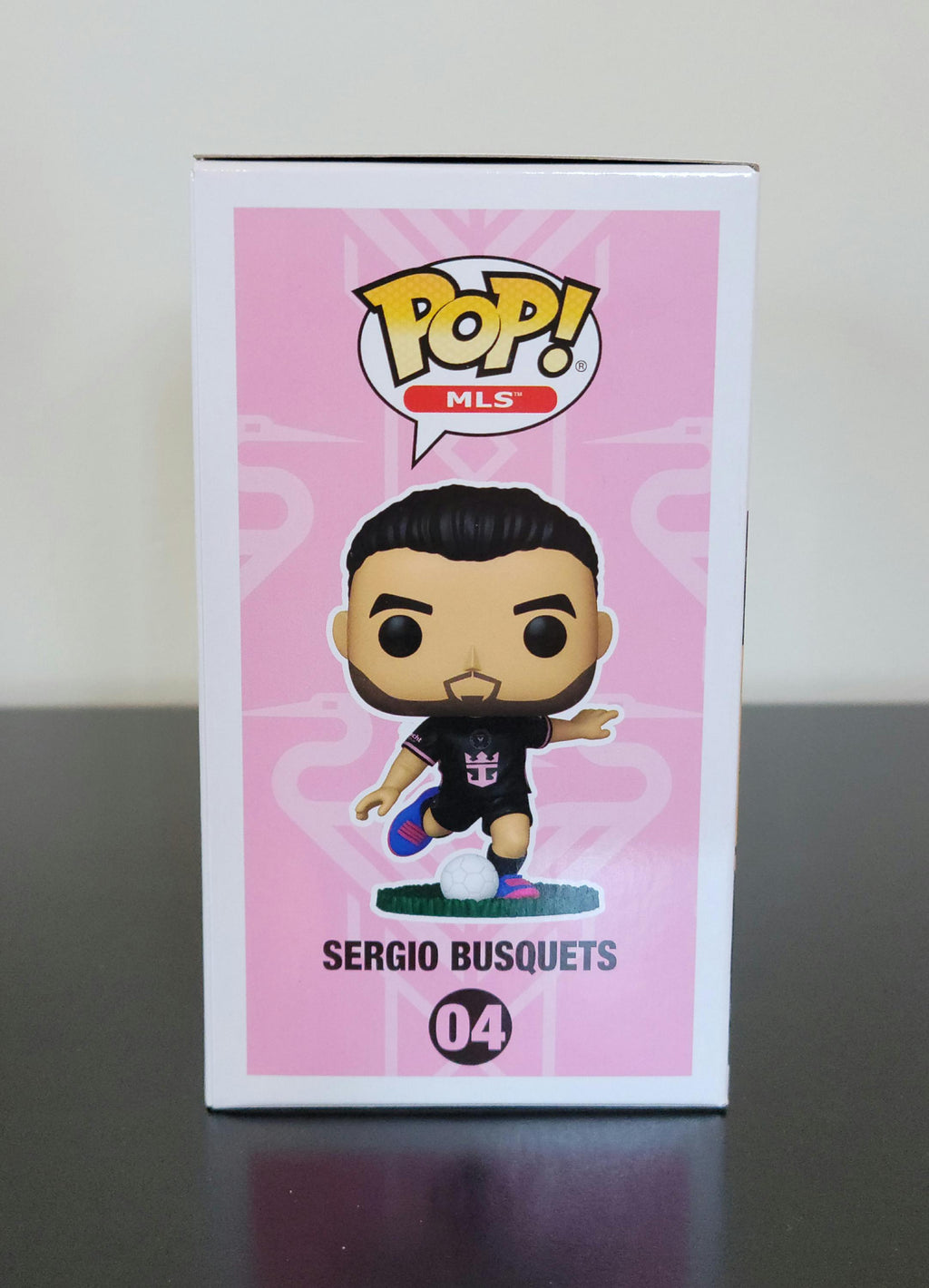 Sergio Busquets Signed Autographed Funko Pop Inter Miami with MLS Hologram and COA