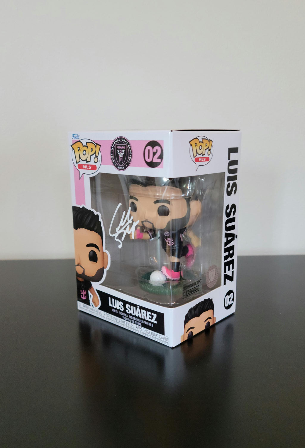 Luis Suarez Signed Autographed Funko Pop Inter Miami with MLS Hologram and COA