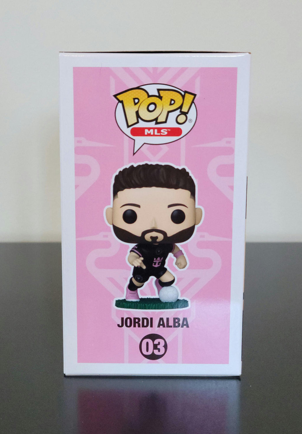 Jordi Alba Signed Autographed Funko Pop Inter Miami with MLS Hologram and COA