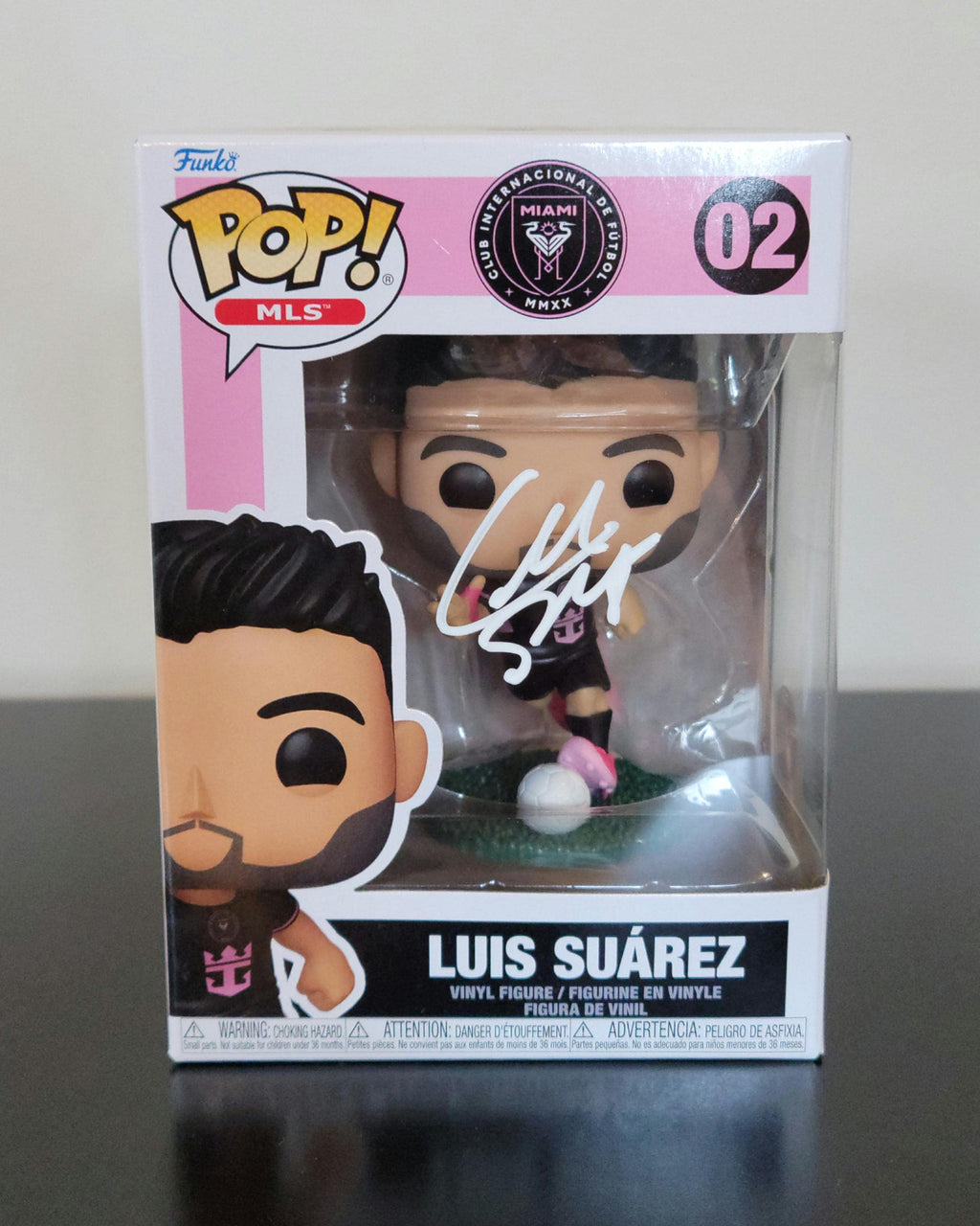 Luis Suarez Signed Autographed Funko Pop Inter Miami with MLS Hologram and COA