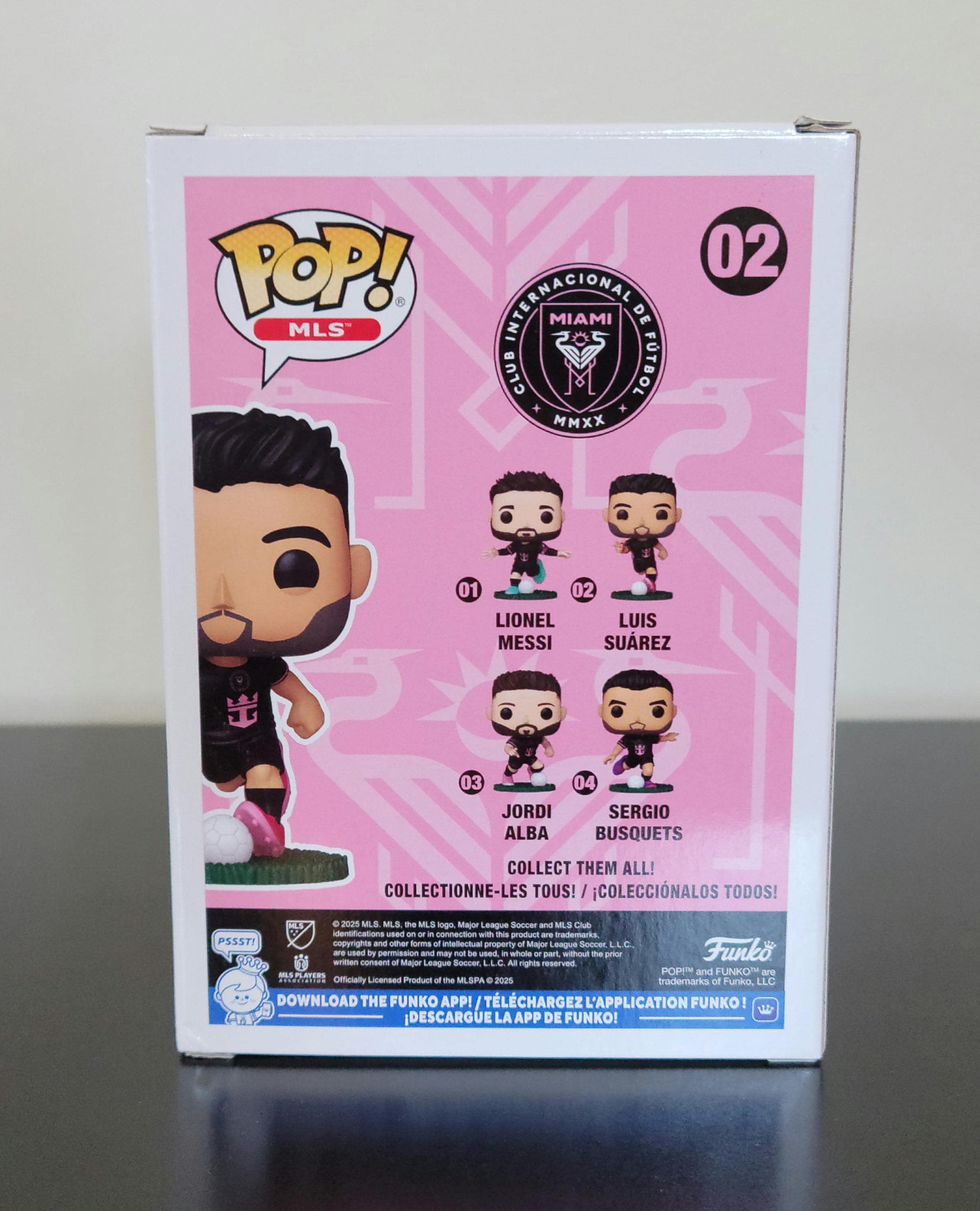 Luis Suarez Signed Autographed Funko Pop Inter Miami with MLS Hologram and COA