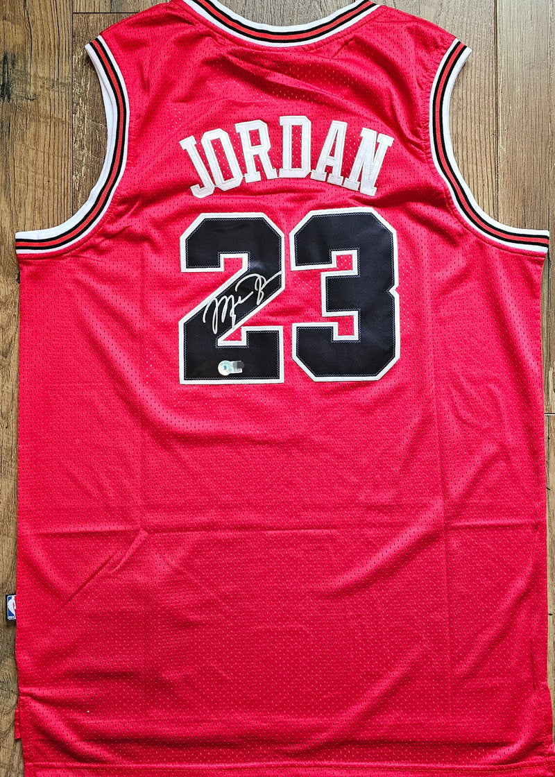 Michael Jordan Signed Rookie-Style Jersey with Beckett Authentication