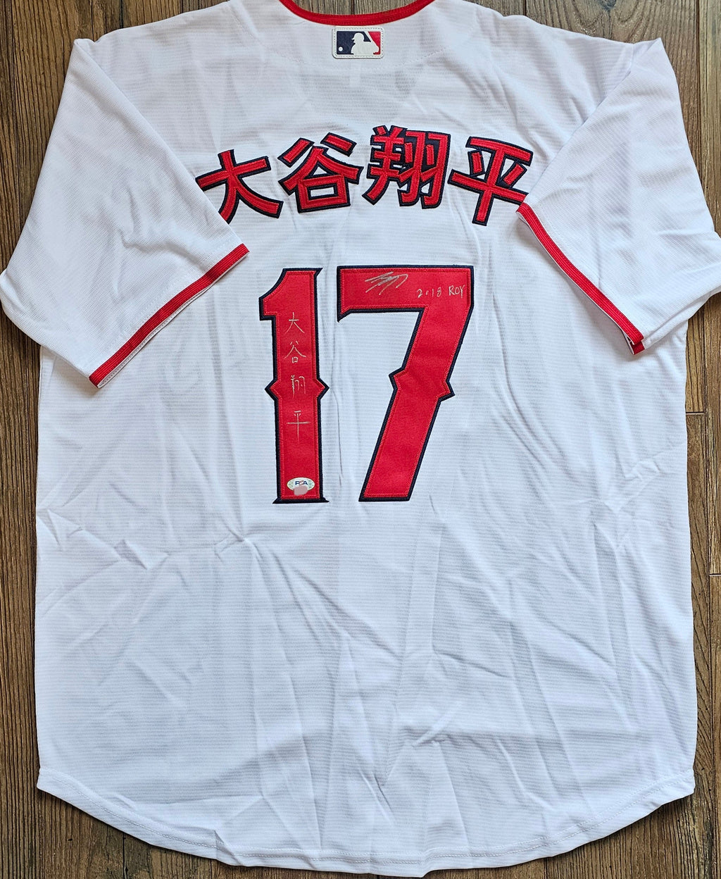 Shohei Ohtani Signed Angels Jersey – 2018 ROY Inscription & Kanji Detailing – PSA/DNA