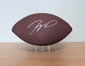Jayden Daniels Signed Football with Heritage Authentication COA