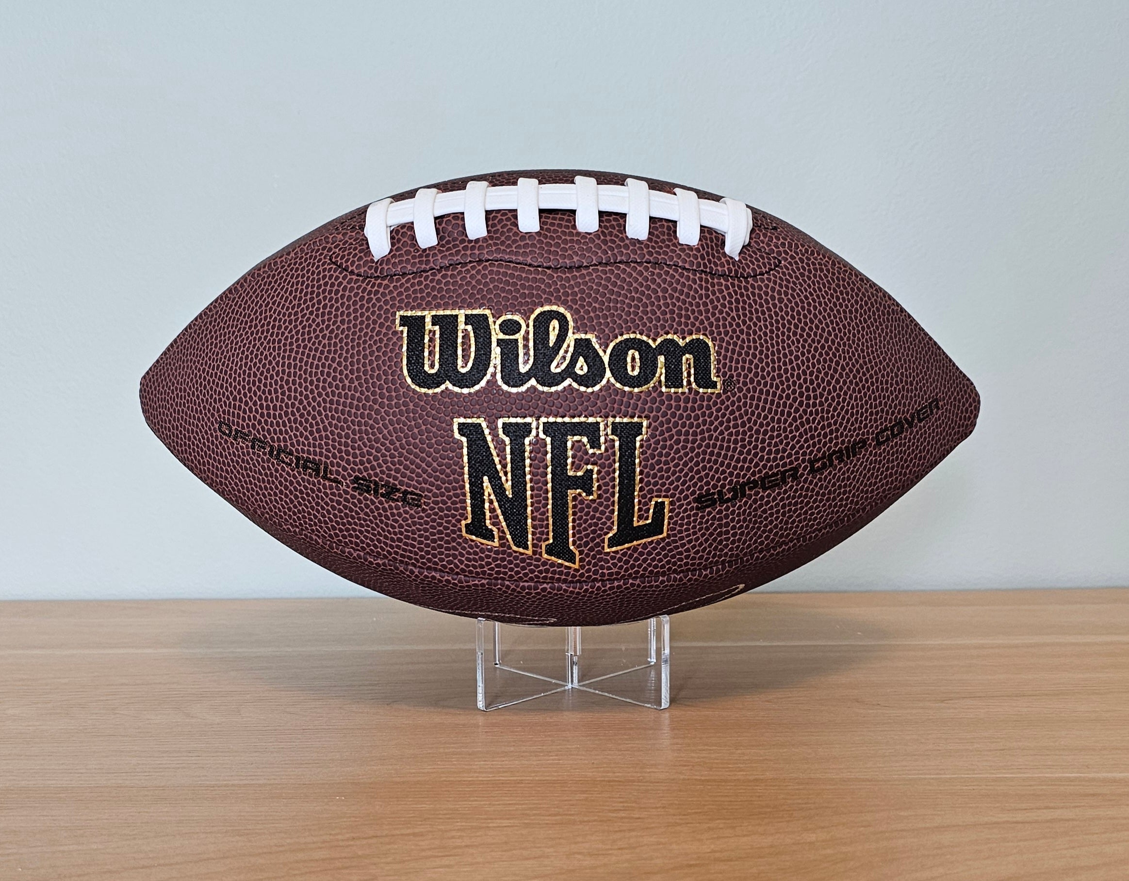 Jayden Daniels Signed Football with Heritage Authentication COA
