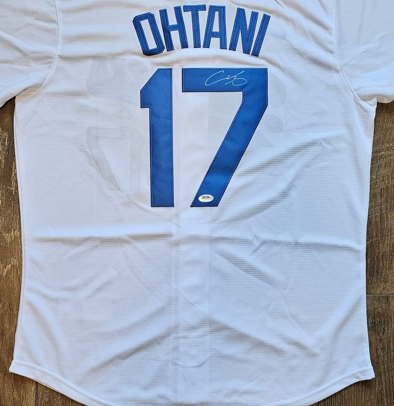 Shohei Ohtani Signed Dodgers Jersey with PSA/DNA Authentication