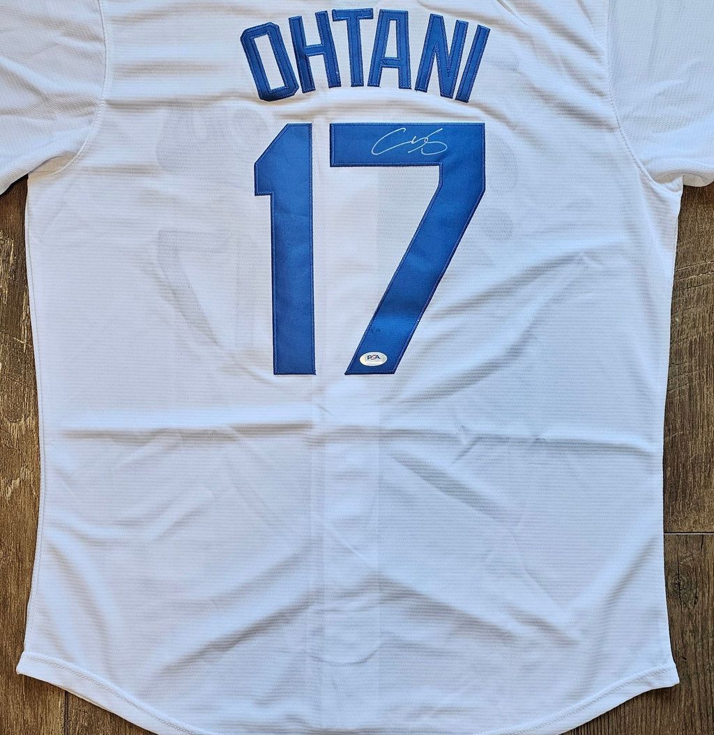 Custom Framed! Shohei Ohtani Signed Dodgers Jersey with PSA/DNA Authentication