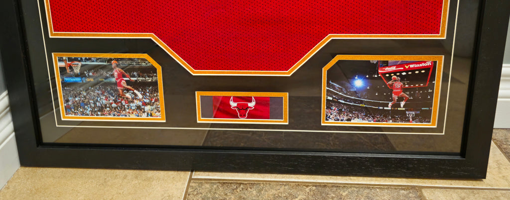 Custom Framed! Michael Jordan Signed Jersey with PSA/DNA Authentication