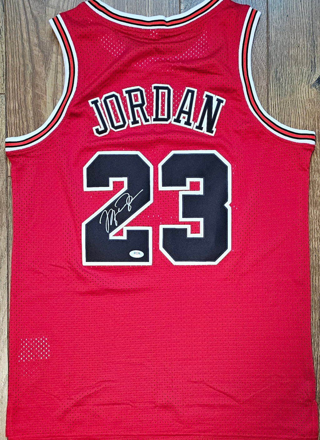 Custom Framed! Michael Jordan Signed Jersey with PSA/DNA Authentication