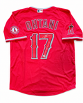 Shohei Ohtani Signed Angels #17 Jersey — Fanatics COA — 1st Two-Way All-Star — 10/21
