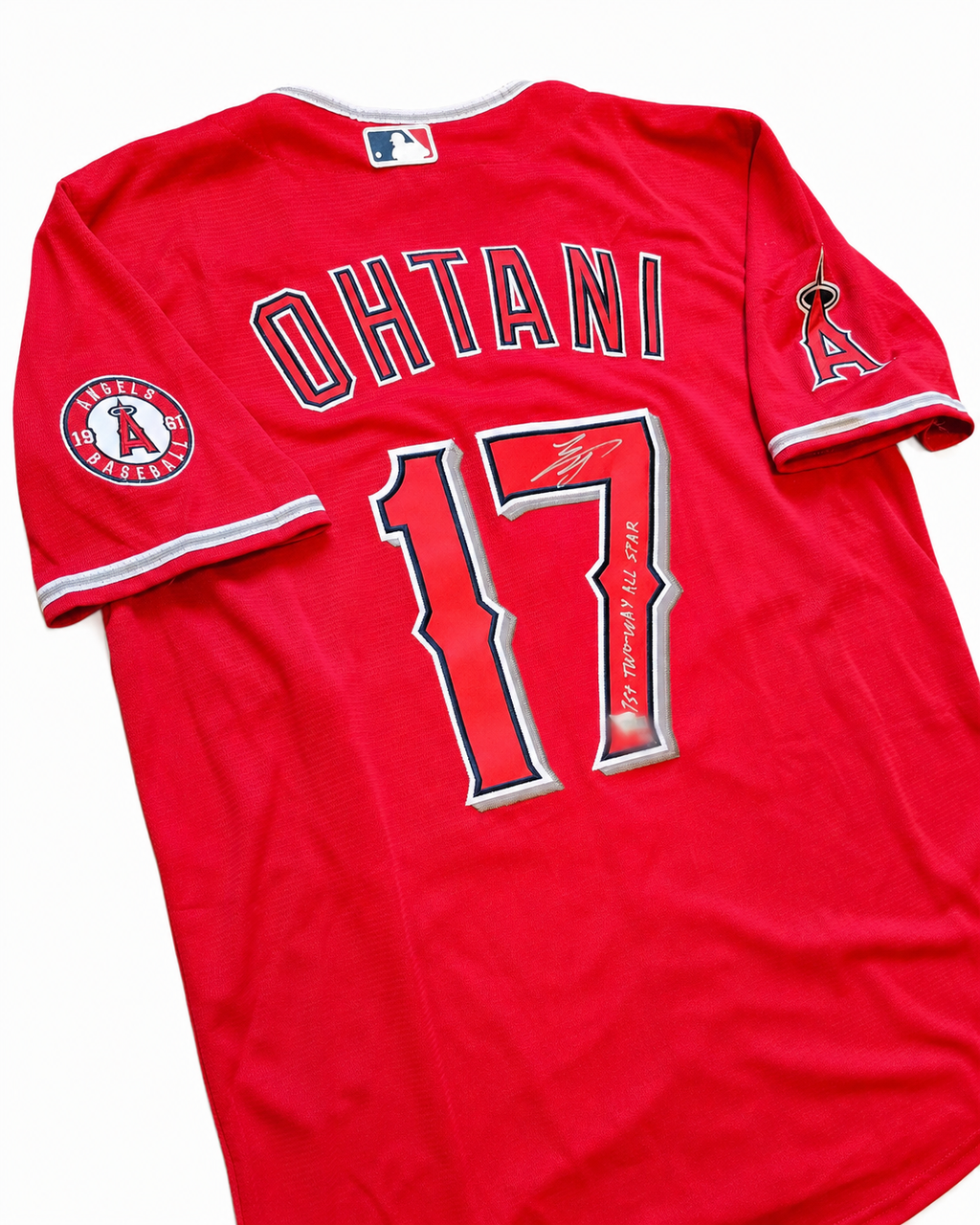 Shohei Ohtani Signed Angels #17 Jersey — Fanatics COA — 1st Two-Way All-Star — 10/21