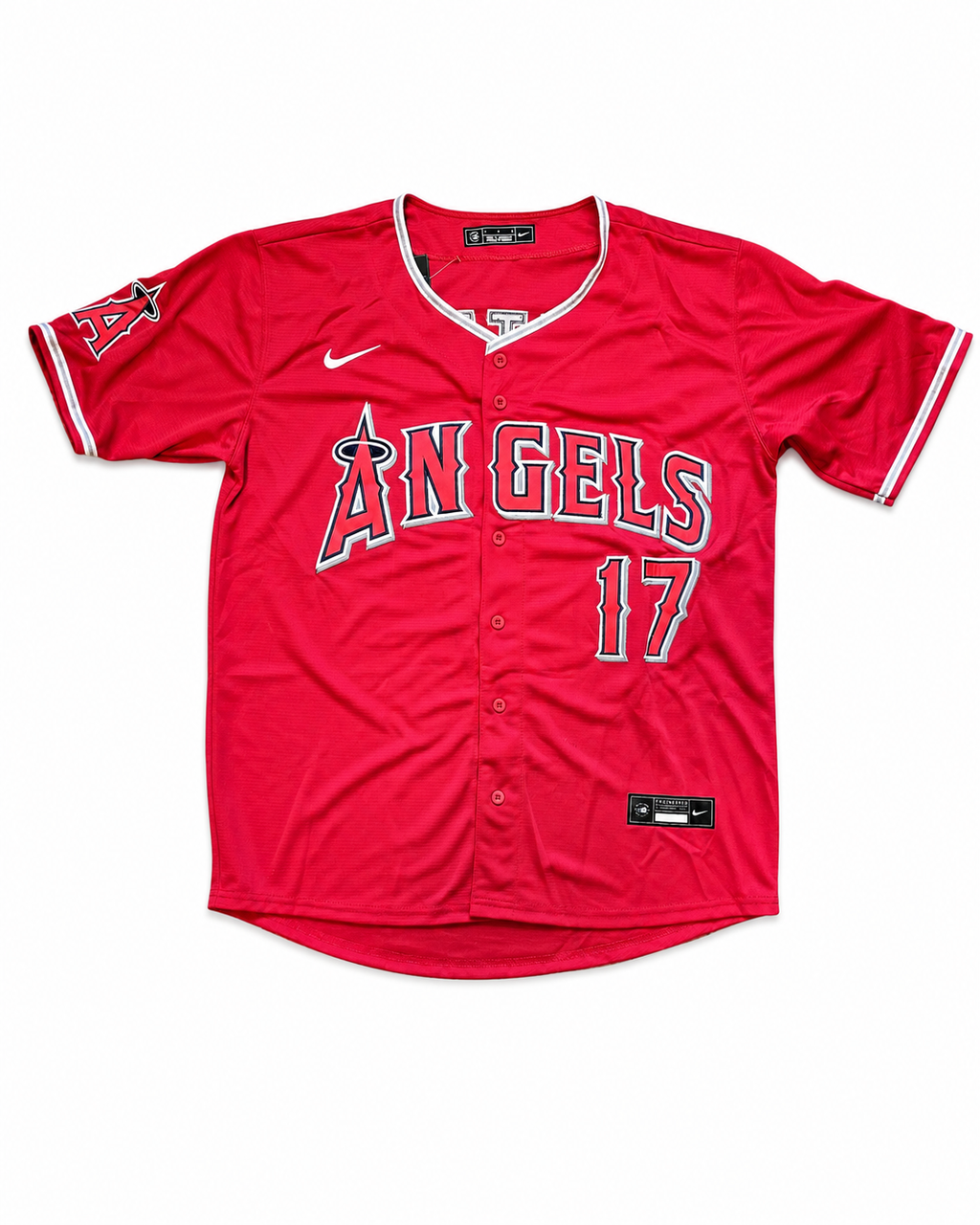 Shohei Ohtani Signed Angels #17 Jersey — Fanatics COA — 1st Two-Way All-Star — 10/21