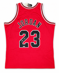 Michael Jordan Signed 1997-98 Chicago Bulls Red Jersey – Upper Deck UDA
