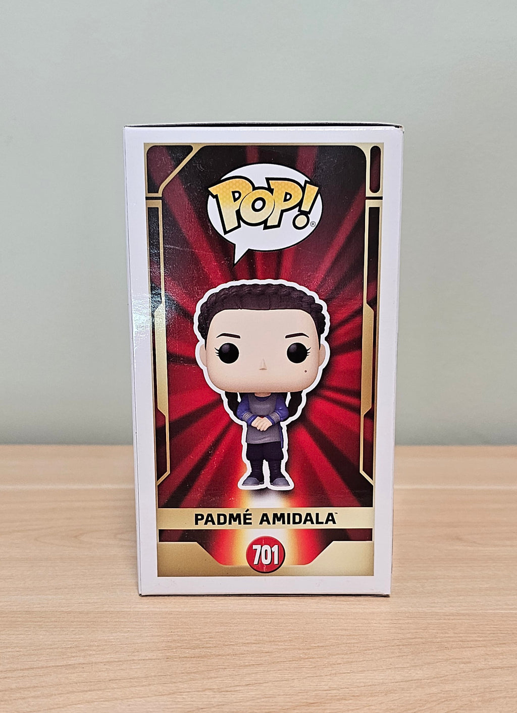 Natalie Portman Signed Star Wars Funko Pop #701 Padme Amidala with KB Authentics COA